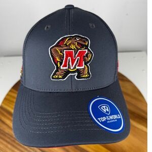 Top of the World Mens University of Maryland Terrapins Baseball Cap Gray OSFA‎